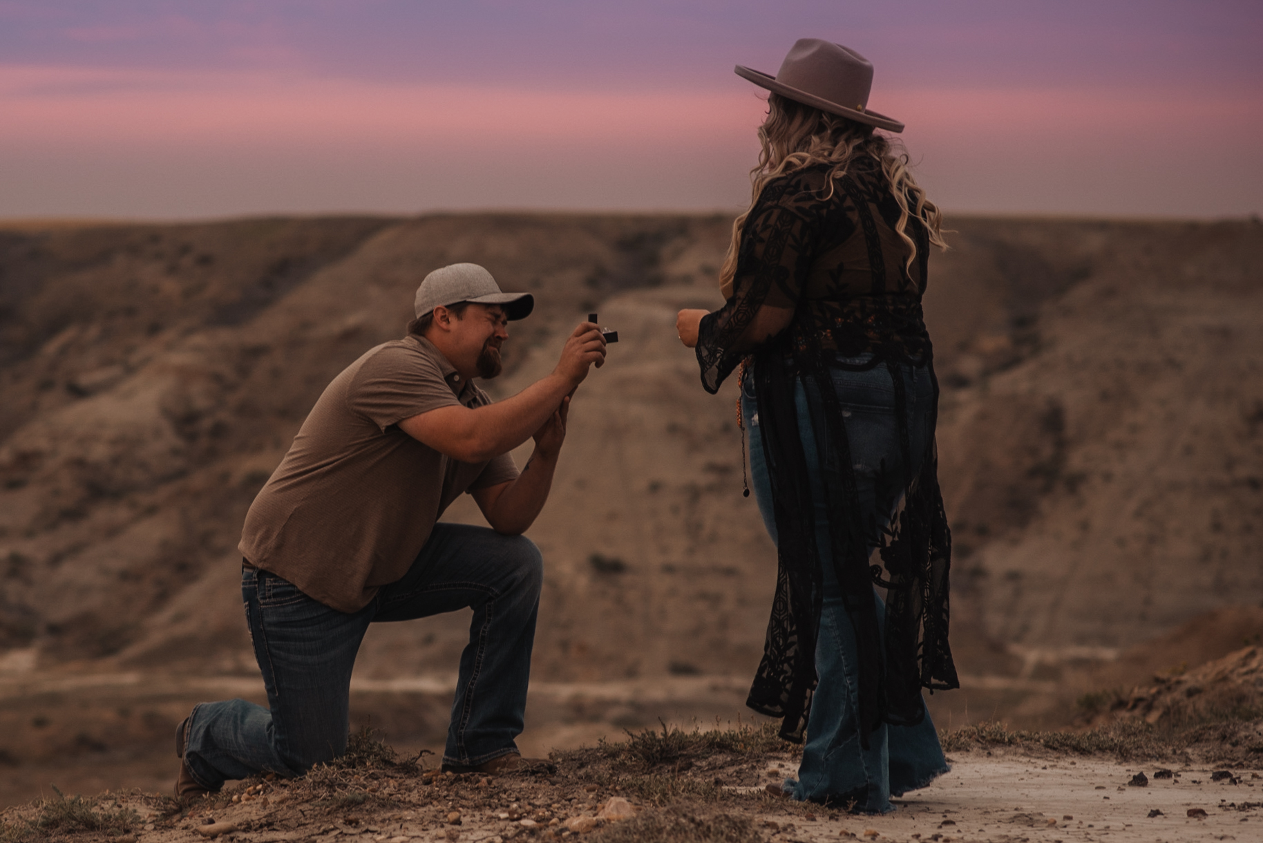 A surprise proposal in North Central Montana.